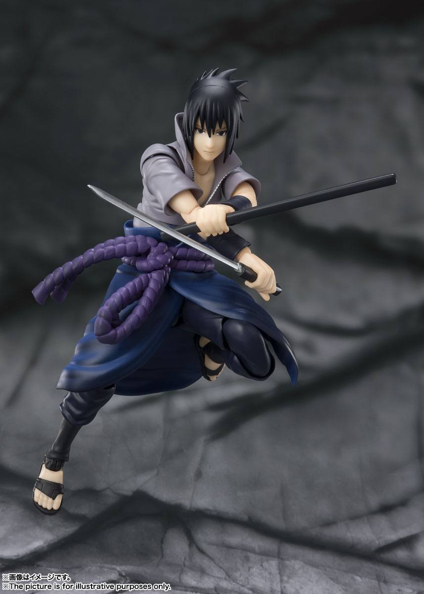 Naruto Shippuden -  Sasuke Uchiha (He who bears all Hatred) - S.H. Figuarts Actionfigur