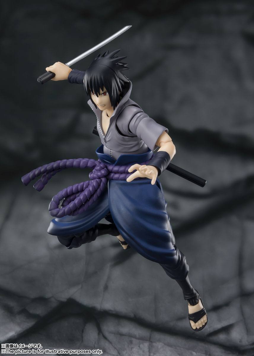 Naruto Shippuden -  Sasuke Uchiha (He who bears all Hatred) - S.H. Figuarts Actionfigur