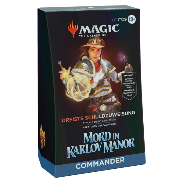 Mord in Karlov Manor Commander Deck - Dreiste Schuldzuweisung (DE)