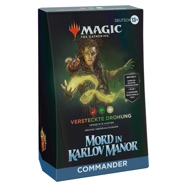 Mord in Karlov Manor Commander Deck - Versteckte Drohung (DE)