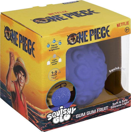 One Piece Squishy Glo Silikon-Leuchte Gum Gum Fruit