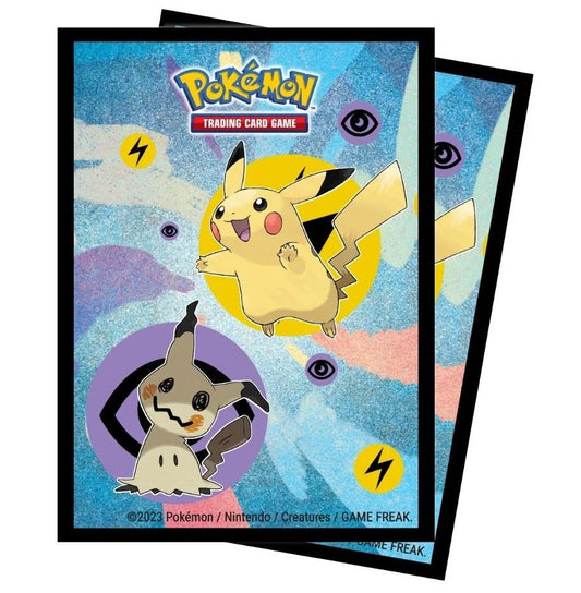 Pokemon- Pikachu & Mimikyu Card Protector - Sleeves (Kartenhüllen)- 65 STK