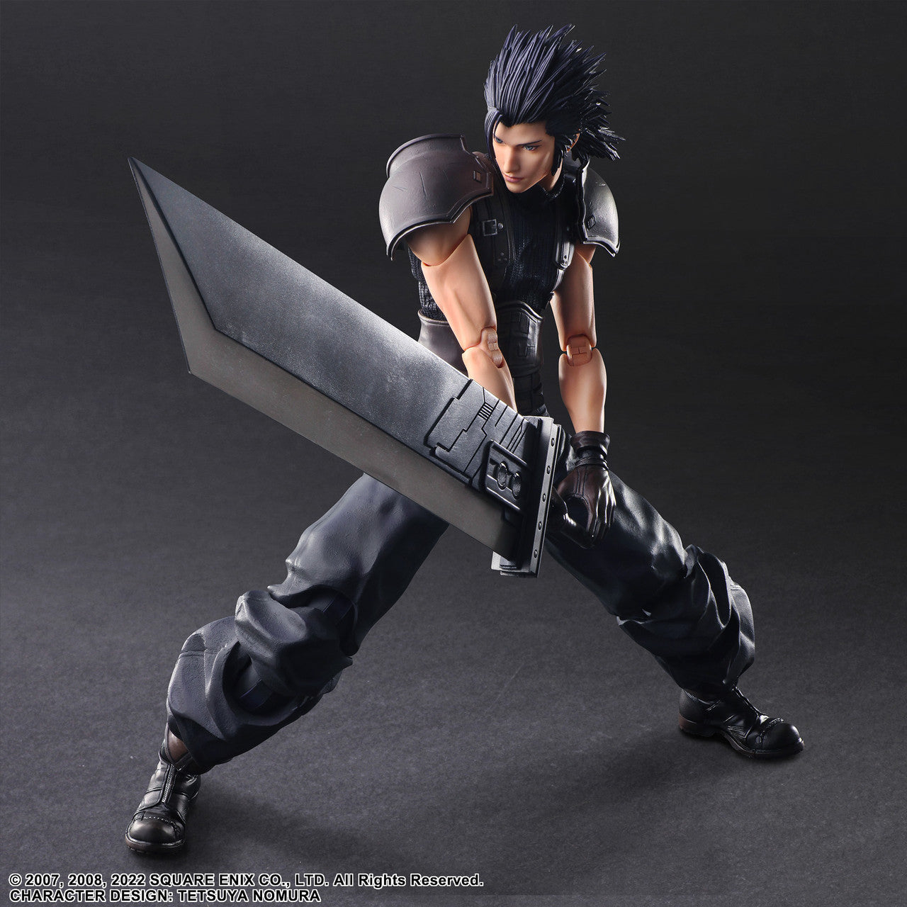 CRISIS CORE -FINAL FANTASY VII- REUNION - Zack Fair 1st Class Soldat - Play Arts Kai-Actionfigur
