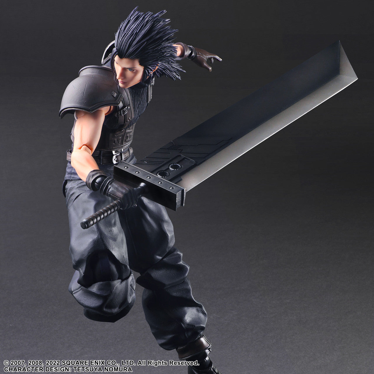 CRISIS CORE -FINAL FANTASY VII- REUNION - Zack Fair 1st Class Soldat - Play Arts Kai-Actionfigur