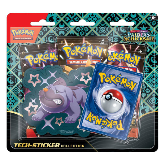 Pokémon TCG - Paldeas Schicksale - Sticker Kollektion Mobtiff DE