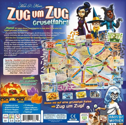 Zug um Zug Gruselfahrt - Brettspiel